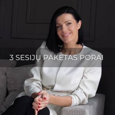3 sesijų paketas PORAI (2 asmeninės+1 poros)